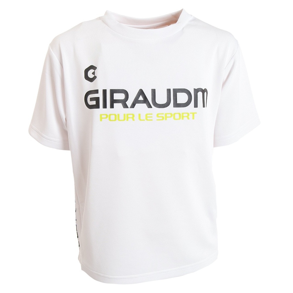 ジローム（GIRAUDM）（キッズ）サッカー フットサルウェア ジュニア ドライプラス プラクティスシャツ WR2S8169-SC742-DGDT WHT 速乾