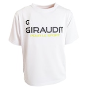 (キッズ)サッカー フットサルウェア ジュニア ドライプラス プラクティスシャツ WR2S8169-SC742-DGDT WHT 速乾