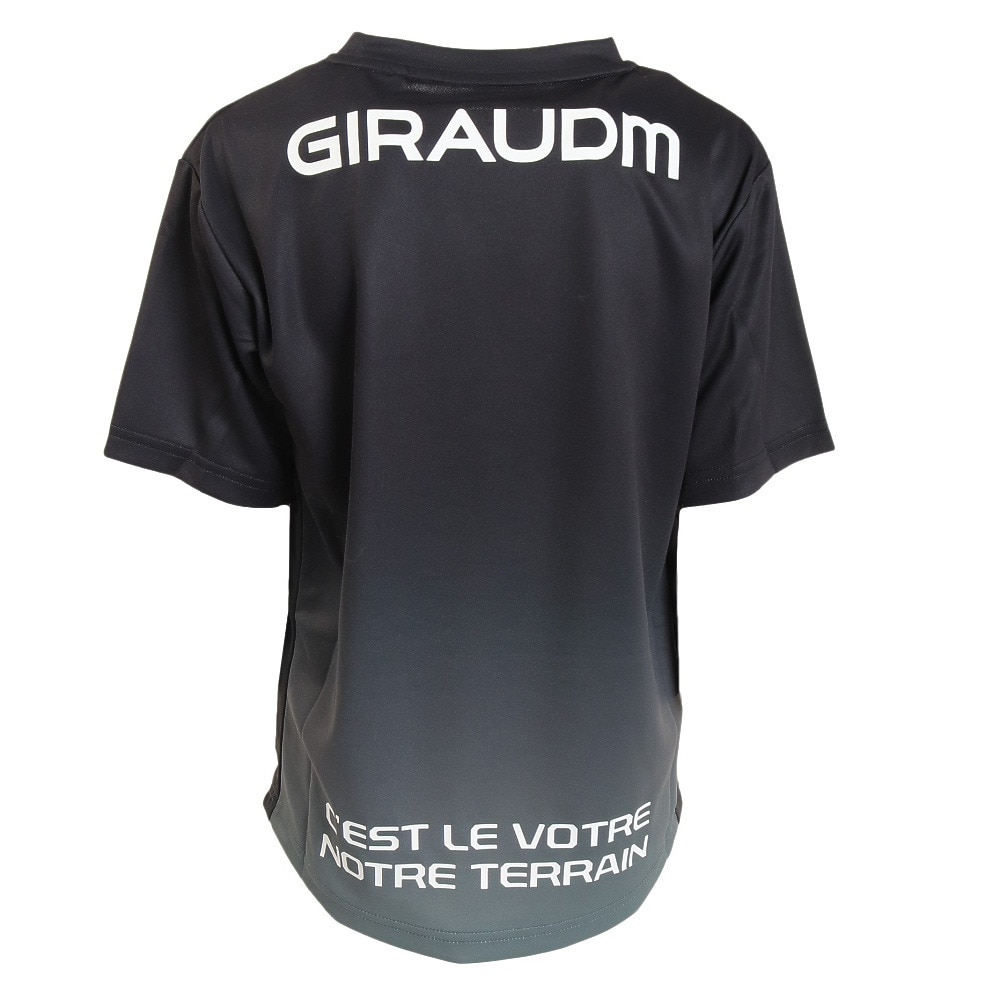 ジローム（GIRAUDM）（キッズ）サッカー フットサルウェア ジュニア プラクティスシャツ WR2S8170-SC742-DGDT BLK 速乾