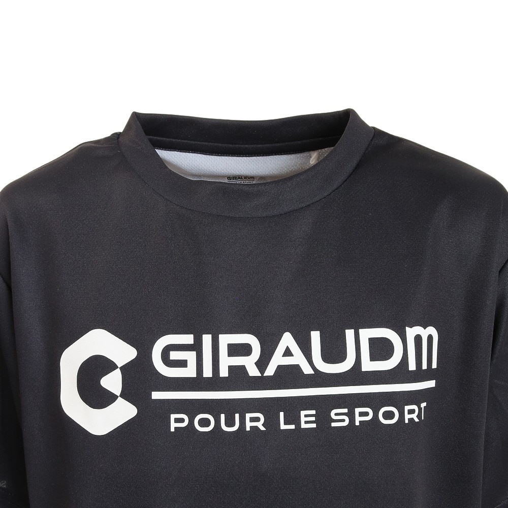 ジローム（GIRAUDM）（キッズ）サッカー フットサルウェア ジュニア プラクティスシャツ WR2S8170-SC742-DGDT BLK 速乾