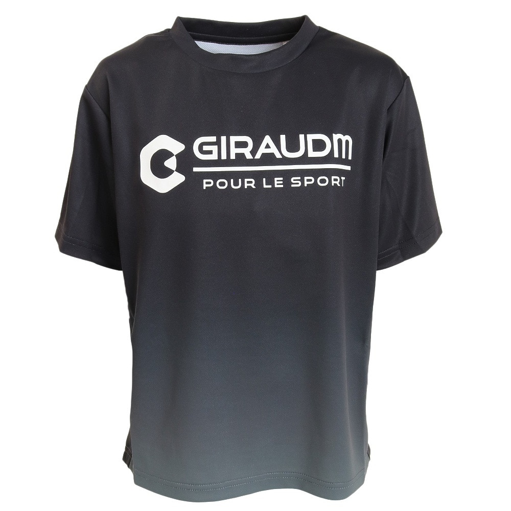 ジローム（GIRAUDM）（キッズ）サッカー フットサルウェア ジュニア プラクティスシャツ WR2S8170-SC742-DGDT BLK 速乾