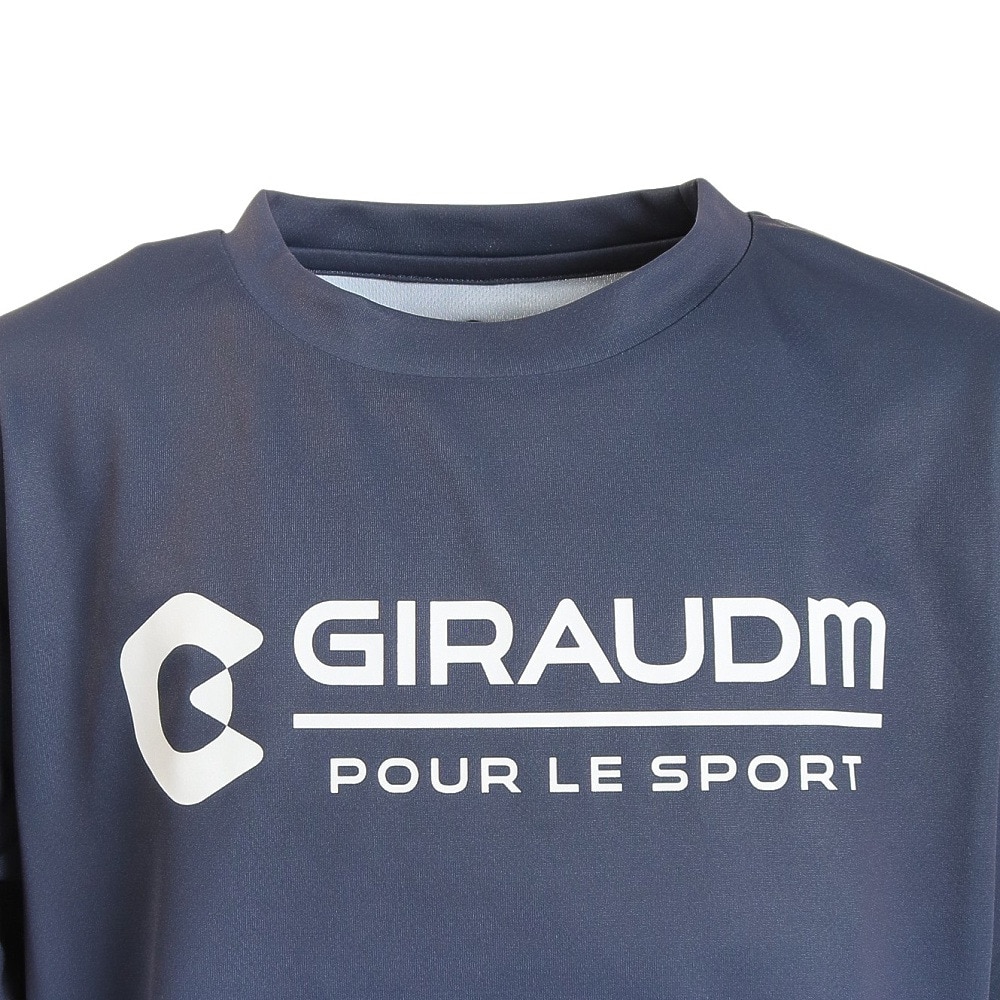 ジローム（GIRAUDM）（キッズ）サッカー フットサルウェア ジュニア プラクティスシャツ WR2S8170-SC742-DGDT NVY 速乾