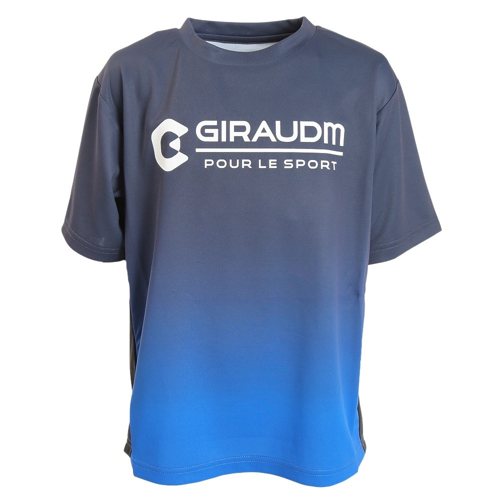 ジローム（GIRAUDM）（キッズ）サッカー フットサルウェア ジュニア プラクティスシャツ WR2S8170-SC742-DGDT NVY 速乾