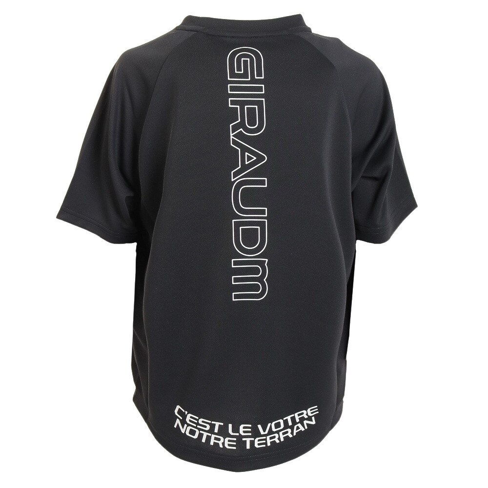 ジローム（GIRAUDM）（キッズ）サッカー フットサルウェア ジュニア ドライプラス プラクティスシャツ WR2S8171-SC742-DGDT BLK 速乾