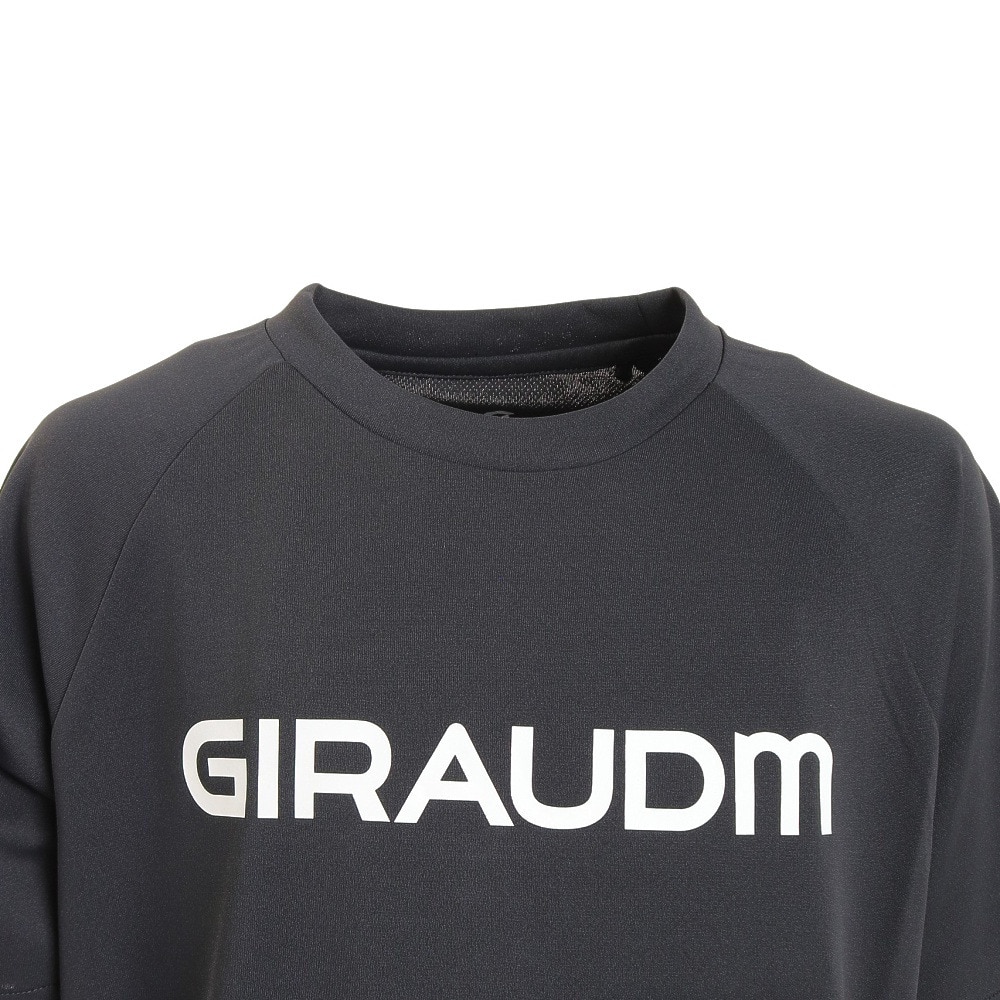 ジローム（GIRAUDM）（キッズ）サッカー フットサルウェア ジュニア ドライプラス プラクティスシャツ WR2S8171-SC742-DGDT BLK 速乾