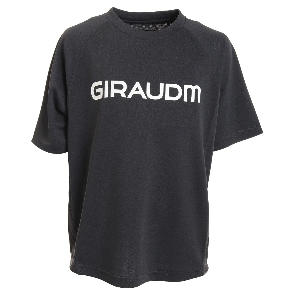 ジローム（GIRAUDM）（キッズ）サッカー フットサルウェア ジュニア ドライプラス プラクティスシャツ WR2S8171-SC742-DGDT BLK 速乾