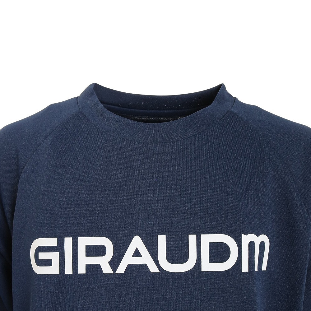 ジローム（GIRAUDM）（キッズ）サッカー フットサルウェア ジュニア ドライプラス プラクティスシャツ WR2S8171-SC742-DGDT NVY 速乾