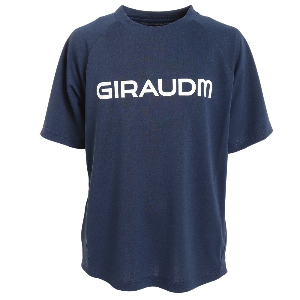 ジローム（GIRAUDM）（キッズ）サッカー フットサルウェア ジュニア ドライプラス プラクティスシャツ WR2S8171-SC742-DGDT NVY 速乾