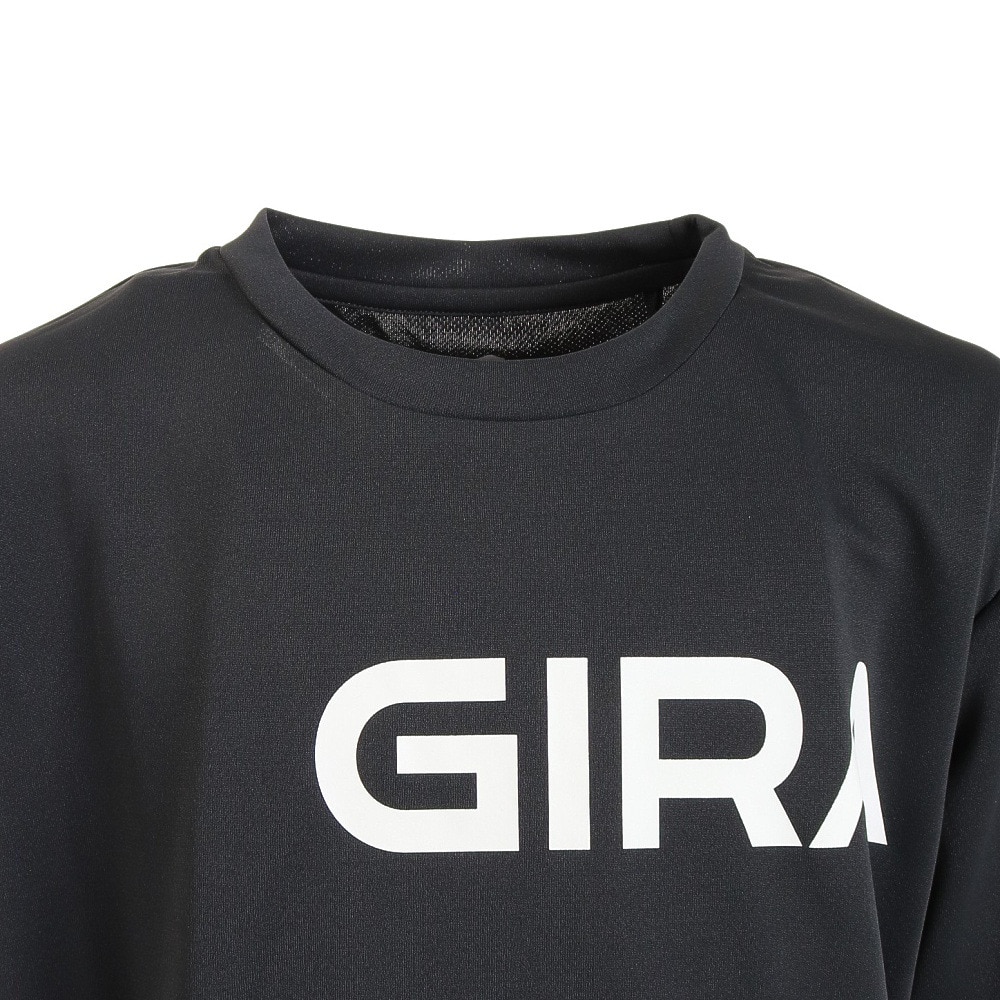 ジローム（GIRAUDM）（キッズ）サッカー フットサルウェア ジュニア ドライプラス プラクティスシャツ WR2S8172-SC742-DGDT BLK 速乾
