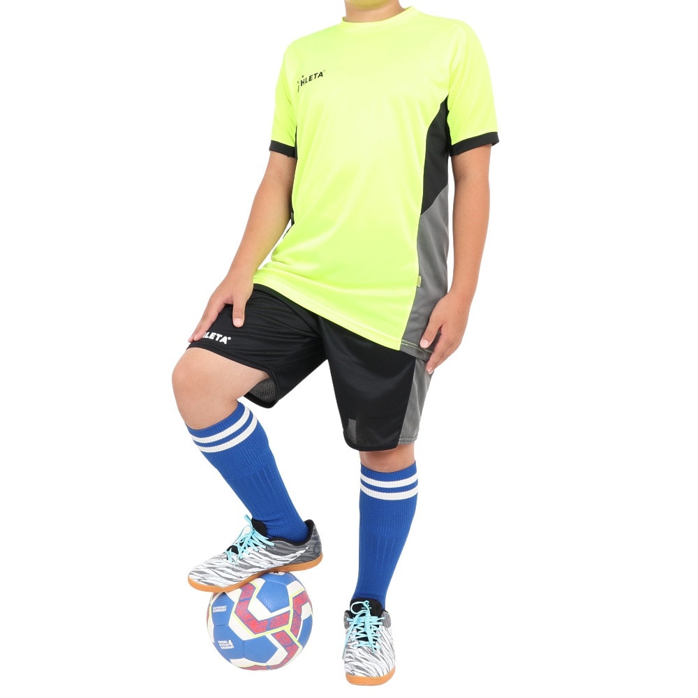 アスレタ（ATHLETA）（キッズ）サッカー フットサルウェア ジュニア プラクティス上下セット 2391J YEL