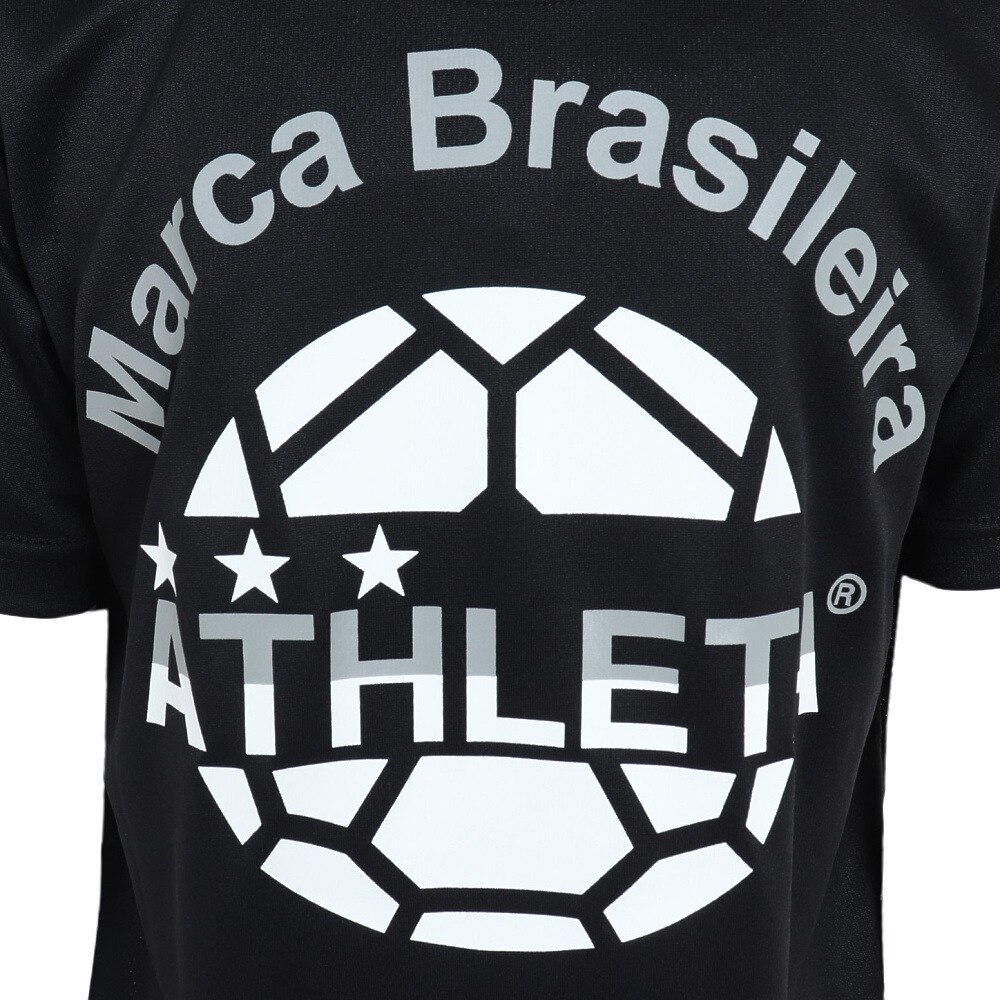 アスレタ（ATHLETA）（キッズ）サッカー フットサルウェア ジュニア プラクティスTシャツ XE-437J BLK