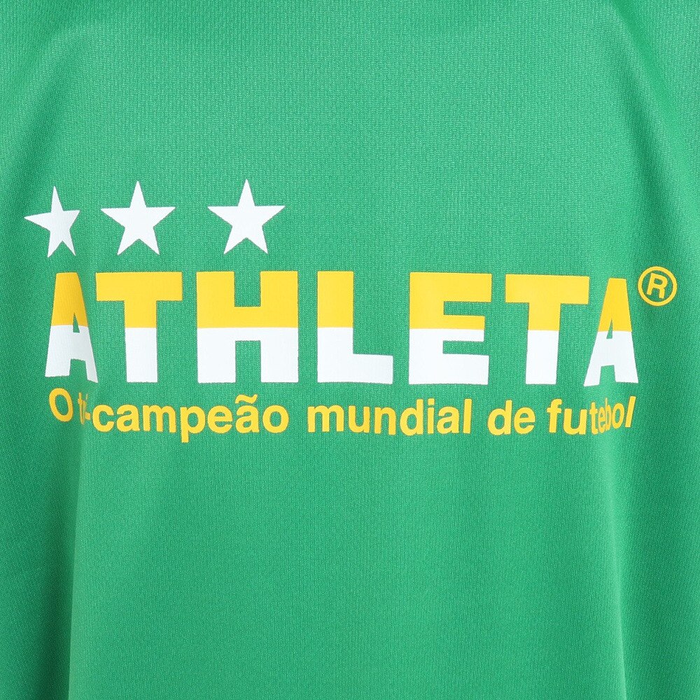 アスレタ（ATHLETA）（キッズ）サッカー フットサルウェア ジュニア プラクティスTシャツ XE-437J GRN