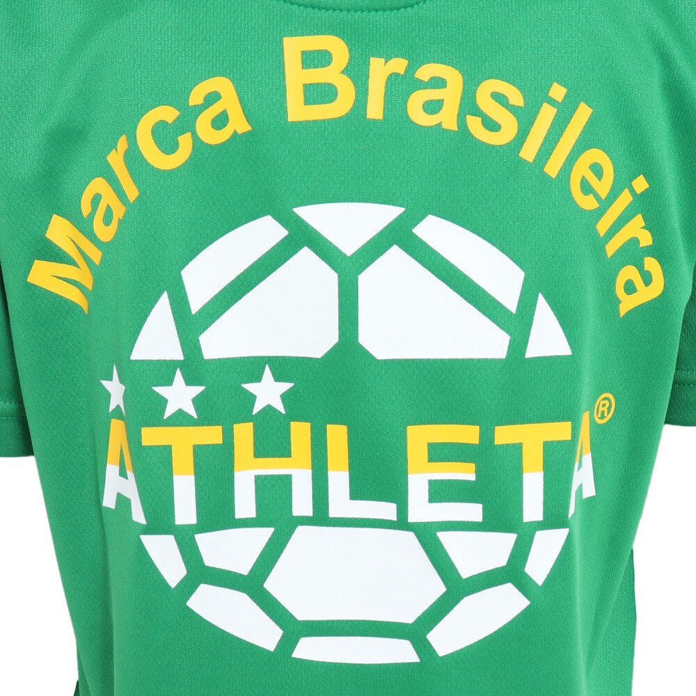 アスレタ（ATHLETA）（キッズ）サッカー フットサルウェア ジュニア プラクティスTシャツ XE-437J GRN