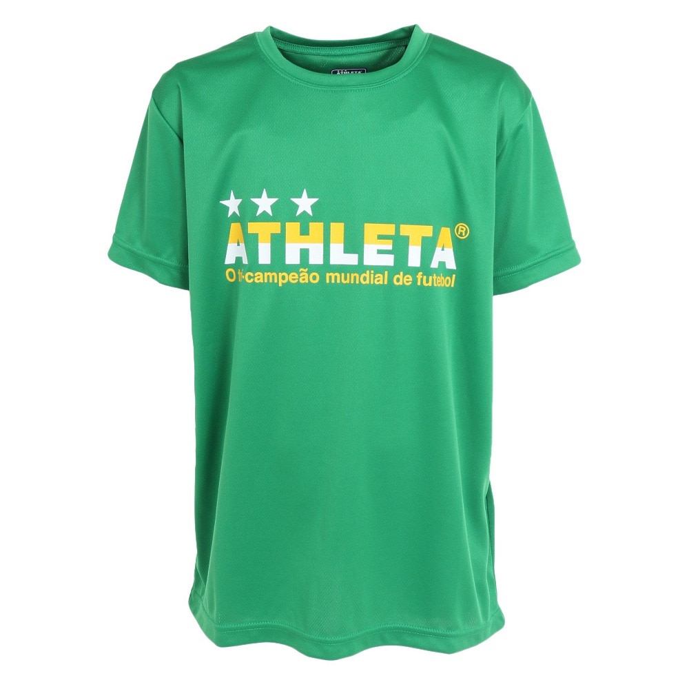 アスレタ（ATHLETA）（キッズ）サッカー フットサルウェア ジュニア プラクティスTシャツ XE-437J GRN  スポーツ用品はスーパースポーツゼビオ