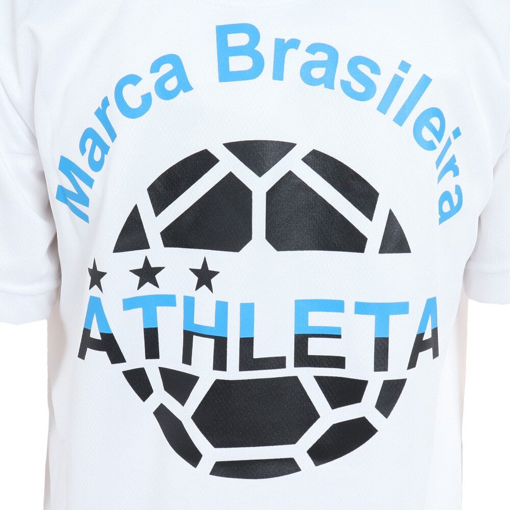 アスレタ（ATHLETA）（キッズ）サッカー フットサルウェア ジュニア プラクティスTシャツ XE-437J WHT