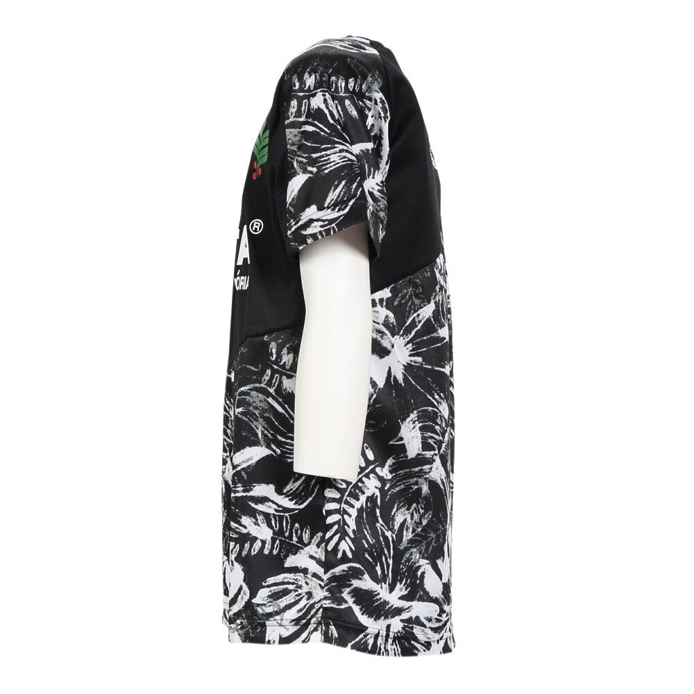 アスレタ（ATHLETA）（キッズ）サッカー フットサルウェア ジュニア 総柄プラクティスシャツ XE-438J BLK