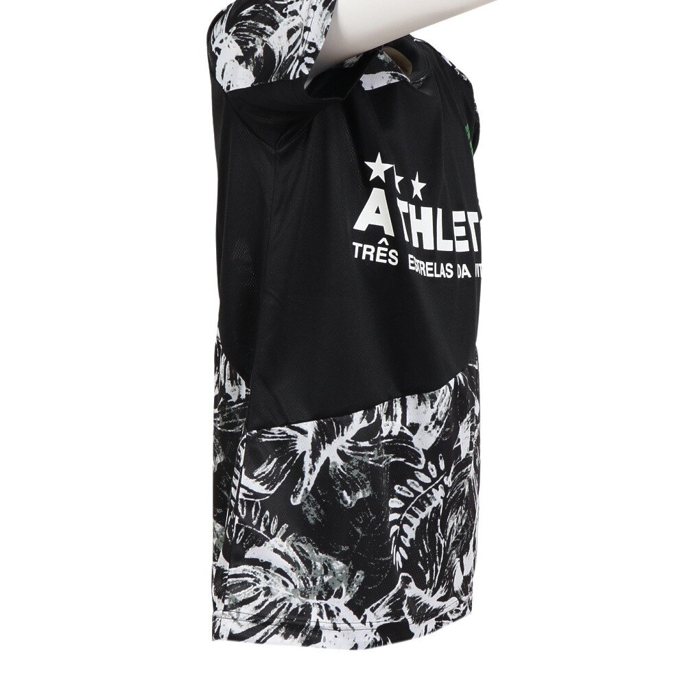 アスレタ（ATHLETA）（キッズ）サッカー フットサルウェア ジュニア 総柄プラクティスシャツ XE-438J BLK