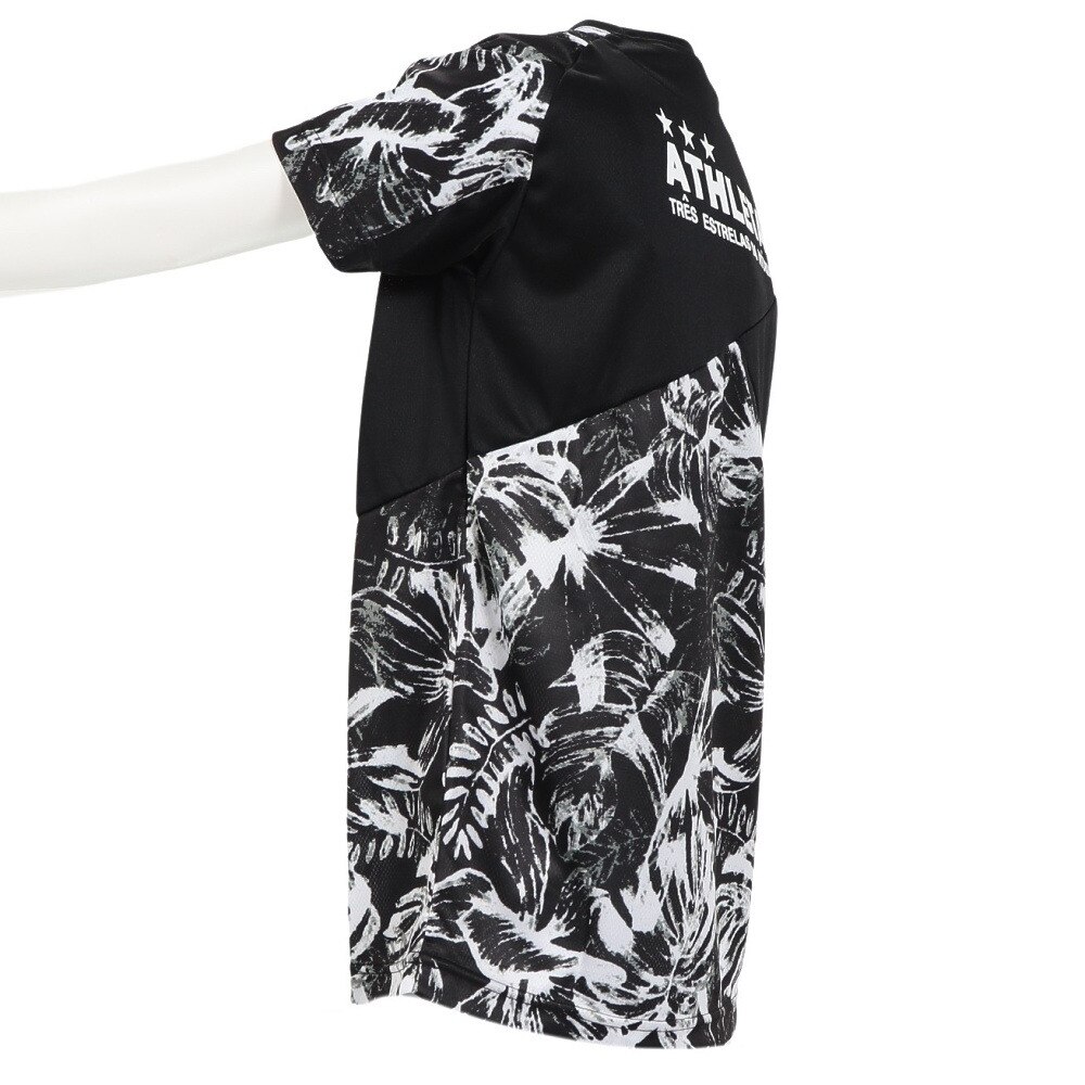 アスレタ（ATHLETA）（キッズ）サッカー フットサルウェア ジュニア 総柄プラクティスシャツ XE-438J BLK
