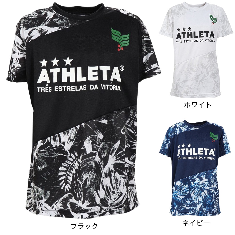 アスレタ（ATHLETA）（キッズ）サッカー フットサルウェア ジュニア 総柄プラクティスシャツ XE-438J NVY