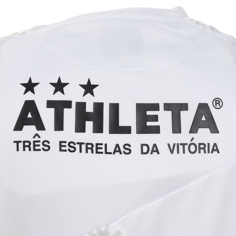 アスレタ（ATHLETA）（キッズ）サッカー フットサルウェア ジュニア 総柄プラクティスシャツ XE-438J WHT