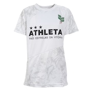 アスレタ（ATHLETA）（キッズ）サッカー フットサルウェア ジュニア 総柄プラクティスシャツ XE-438J WHT