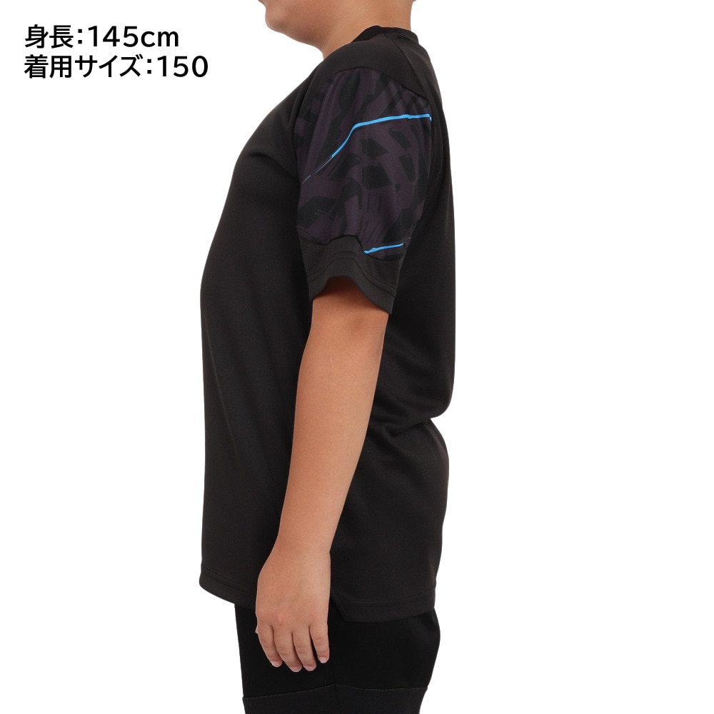 スフィーダ（SFIDA）（キッズ）サッカー フットサル ジュニア TEAMPres プラクティスシャツ ショートスリーブ SA-23807JR BLK