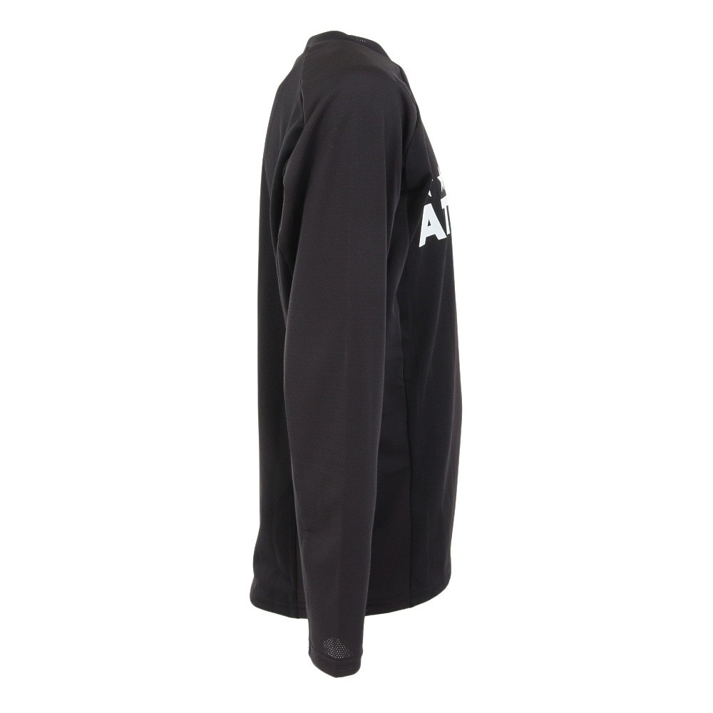 アスレタ（ATHLETA）（キッズ）ジュニア サッカー フットサルウェア 長袖プラクティスシャツ 2394J BLK