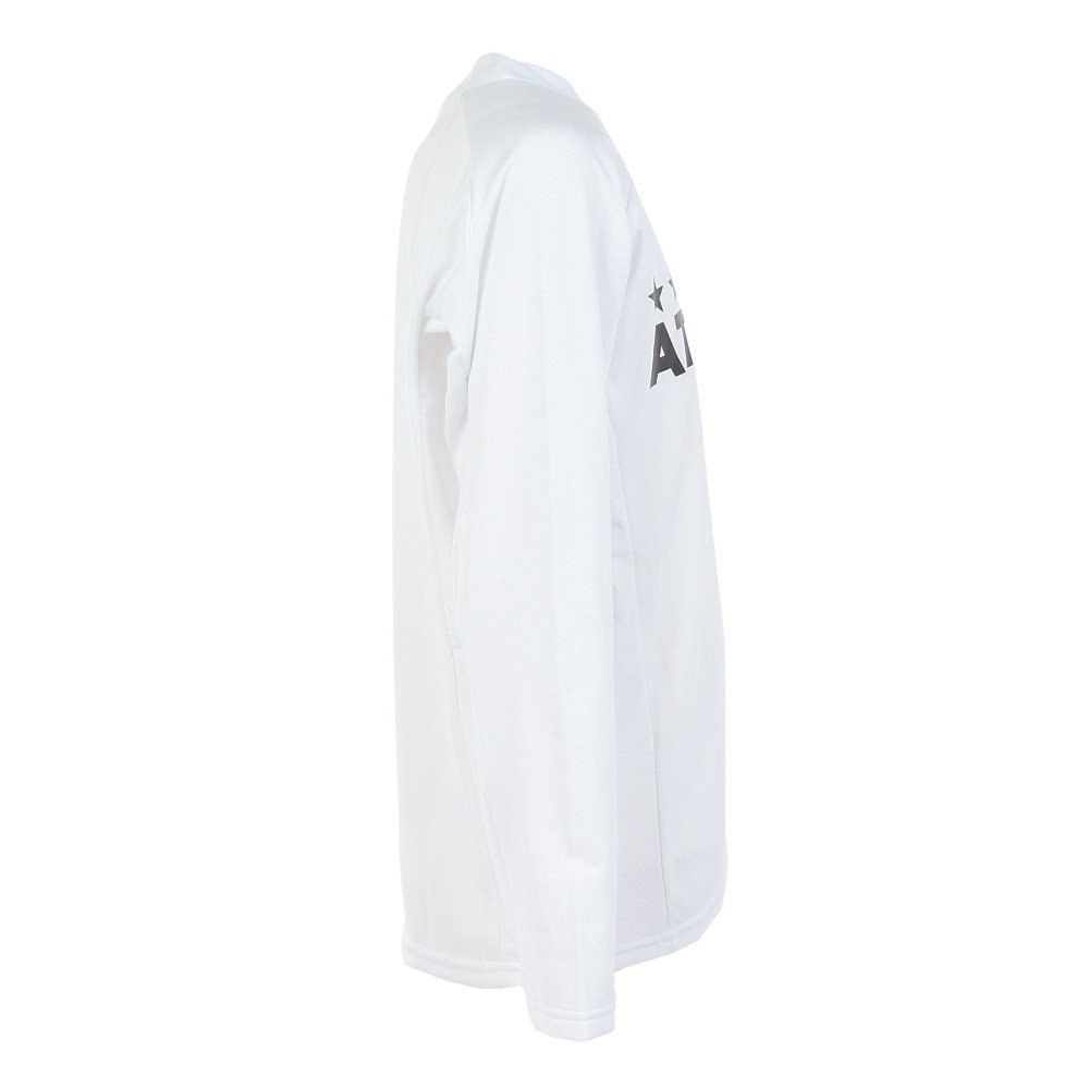 アスレタ（ATHLETA）（キッズ）ジュニア サッカー フットサルウェア 長袖プラクティスシャツ 2394J WHT