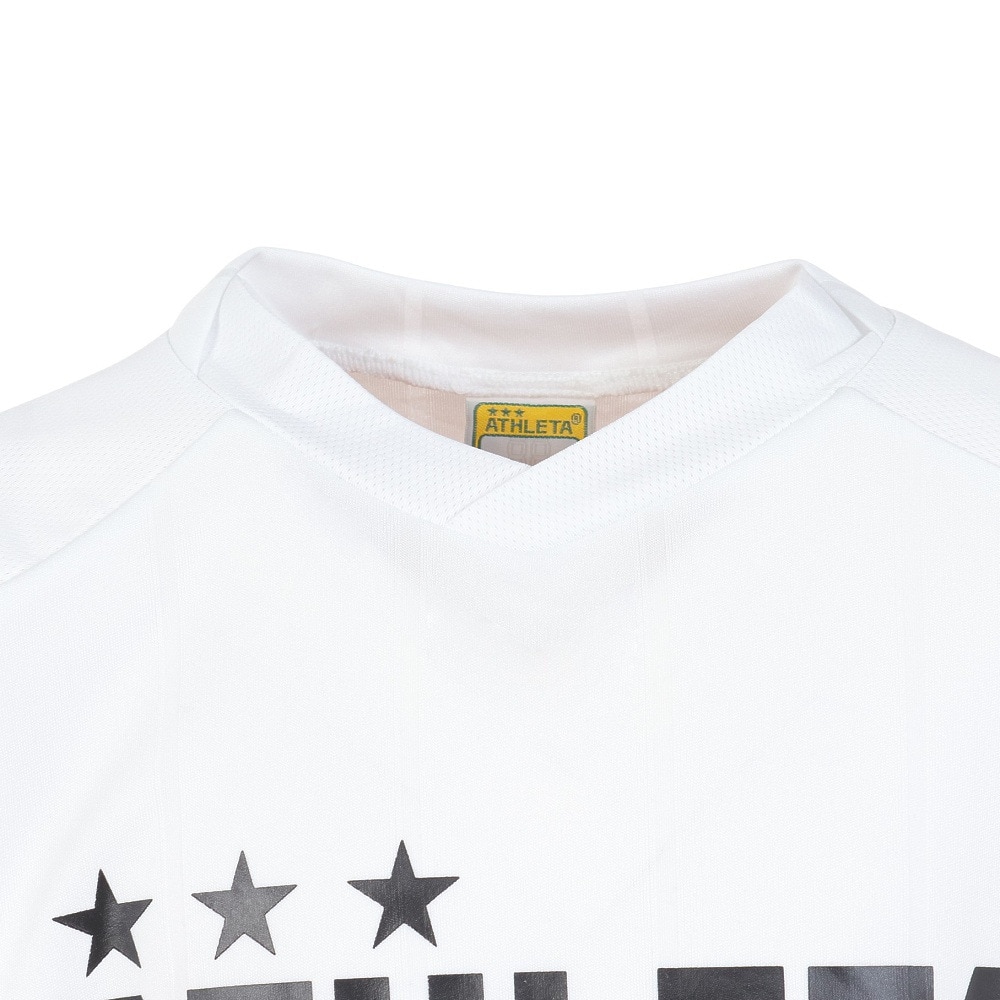 アスレタ（ATHLETA）（キッズ）ジュニア サッカー フットサルウェア 長袖プラクティスシャツ 2394J WHT
