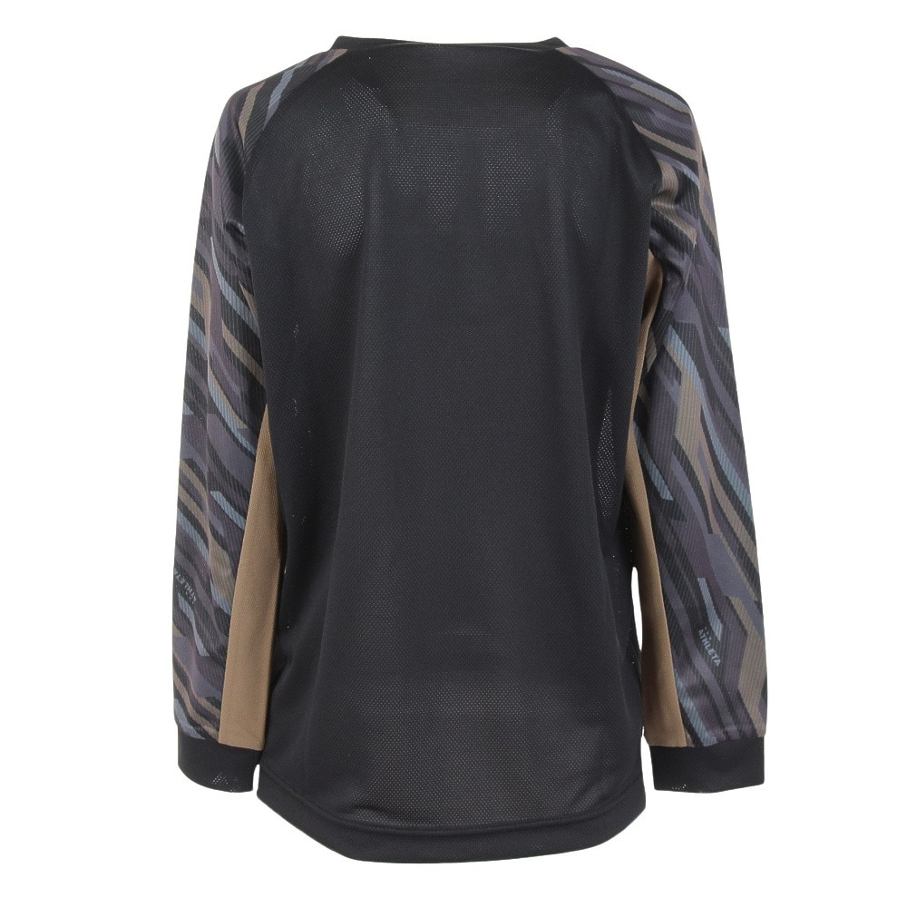 アスレタ（ATHLETA）（キッズ）ジュニア サッカー フットサルウェア 長袖グラフィックプラクティスシャツ 2395J BLK