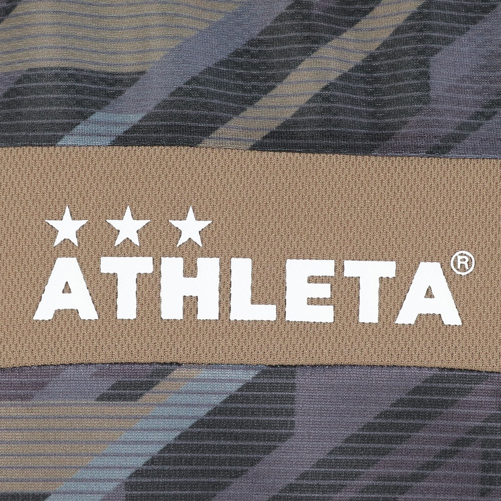 アスレタ（ATHLETA）（キッズ）ジュニア サッカー フットサルウェア 長袖グラフィックプラクティスシャツ 2395J BLK