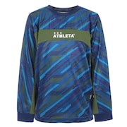 アスレタ（ATHLETA）（キッズ）ジュニア サッカー フットサルウェア 長袖グラフィックプラクティスシャツ 2395J NVY