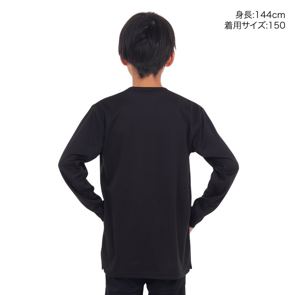 スフィーダ（SFIDA）（キッズ）ジュニア サッカー フットサルウェア TEAMPres 長袖プラクティスシャツ SA-23503JR BLK 速乾