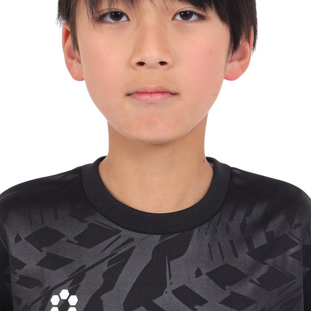 スフィーダ（SFIDA）（キッズ）ジュニア サッカー フットサルウェア TEAMPres 長袖プラクティスシャツ SA-23503JR BLK 速乾