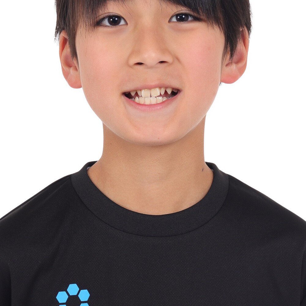 スフィーダ（SFIDA）（キッズ）ジュニア サッカー フットサルウェア Challenger 長袖プラクティスシャツ SA-23514JR BLK 速乾