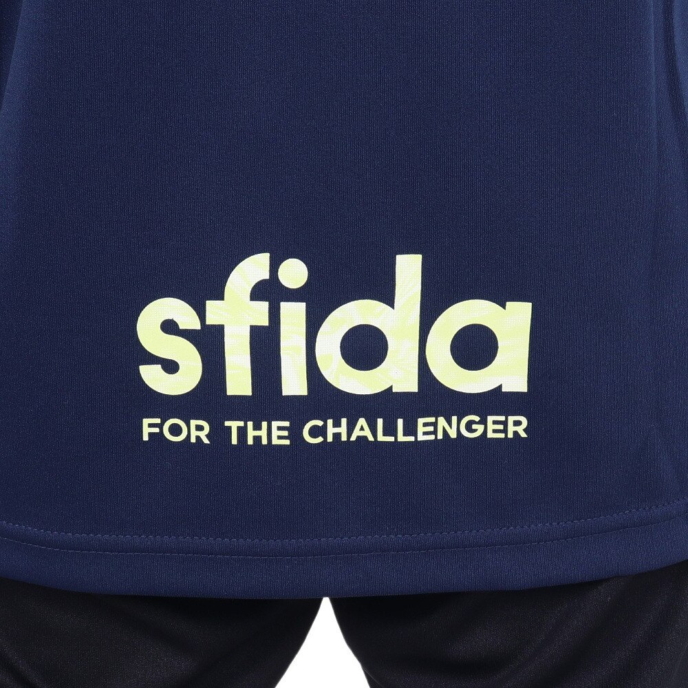 スフィーダ（SFIDA）（キッズ）ジュニア サッカー フットサルウェア Challenger 長袖プラクティスシャツ SA-23514JR NVY 速乾