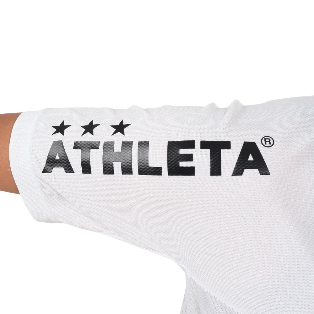 アスレタ（ATHLETA）（キッズ）サッカー フットサルウェア ジュニア グラフィックプラシャツ 2406J WHT