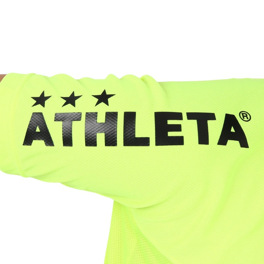 アスレタ（ATHLETA）（キッズ）サッカー フットサルウェア ジュニア グラフィックプラシャツ 2406J YEL