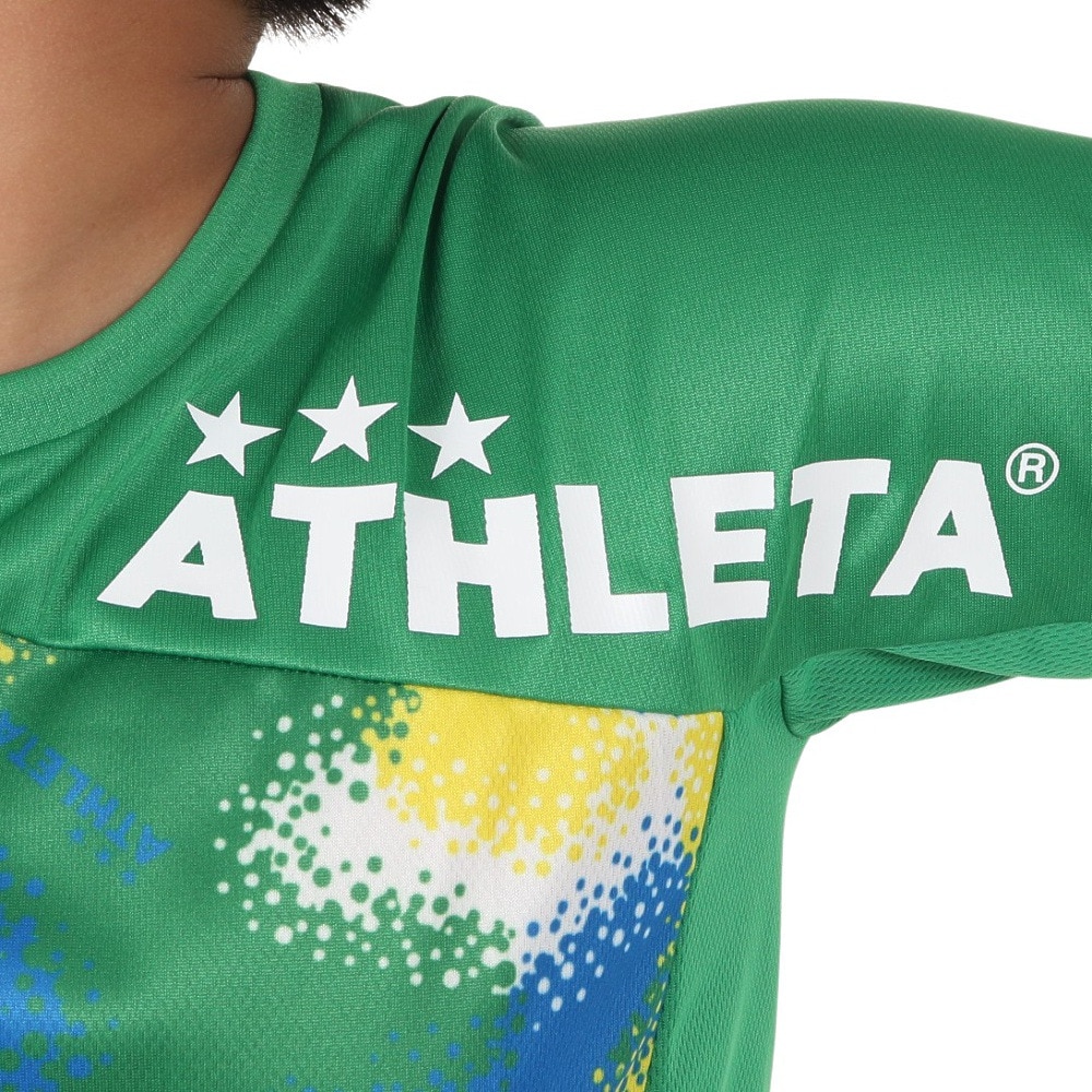 アスレタ（ATHLETA）（キッズ）サッカー フットサルウェア ジュニア 柄プラクティスシャツ XE-450J KGR