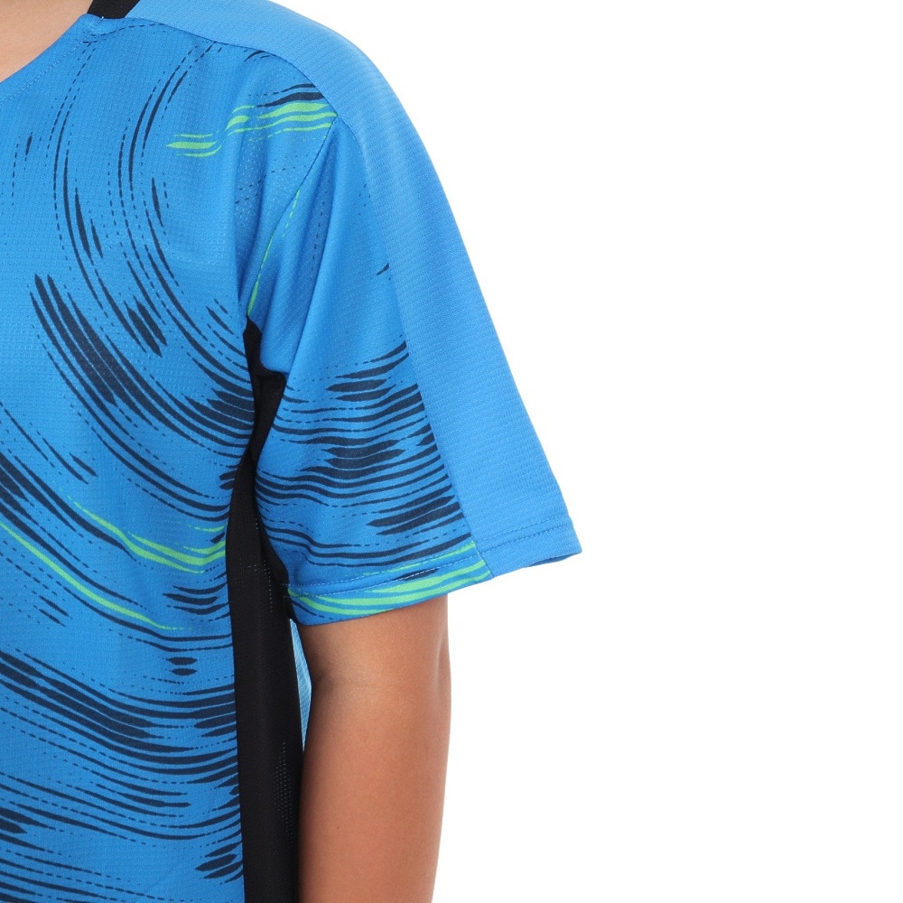 スフィーダ（SFIDA）（キッズ）サッカー フットサルウェア ジュニア TEAMPres プラクティスシャツ 半袖 SA-24805JR BR BLU/NVY 速乾