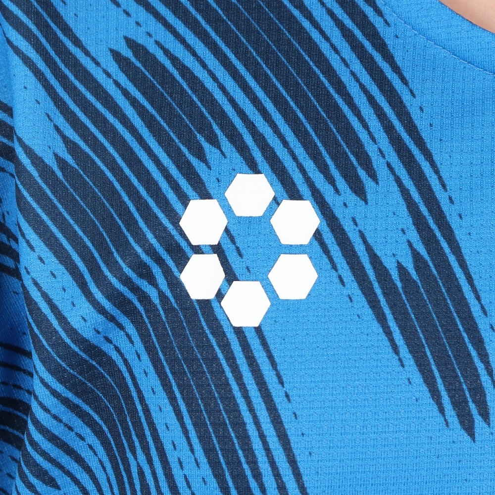スフィーダ（SFIDA）（キッズ）サッカー フットサルウェア ジュニア TEAMPres プラクティスシャツ 半袖 SA-24805JR BR BLU/NVY 速乾