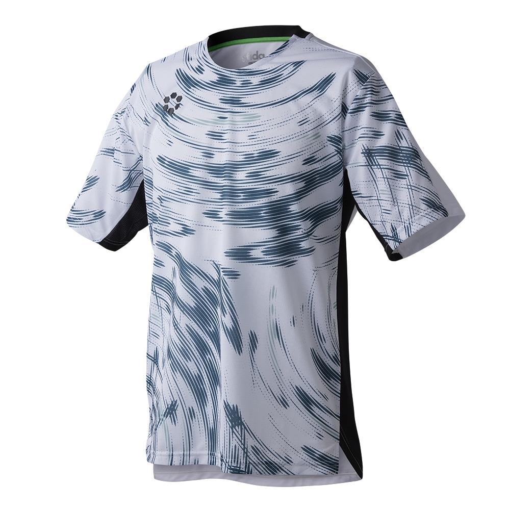 スフィーダ（SFIDA）（キッズ）サッカー フットサルウェア ジュニア TEAMPres プラクティスシャツ 半袖 SA-24805JR WHT/PCFC 速乾