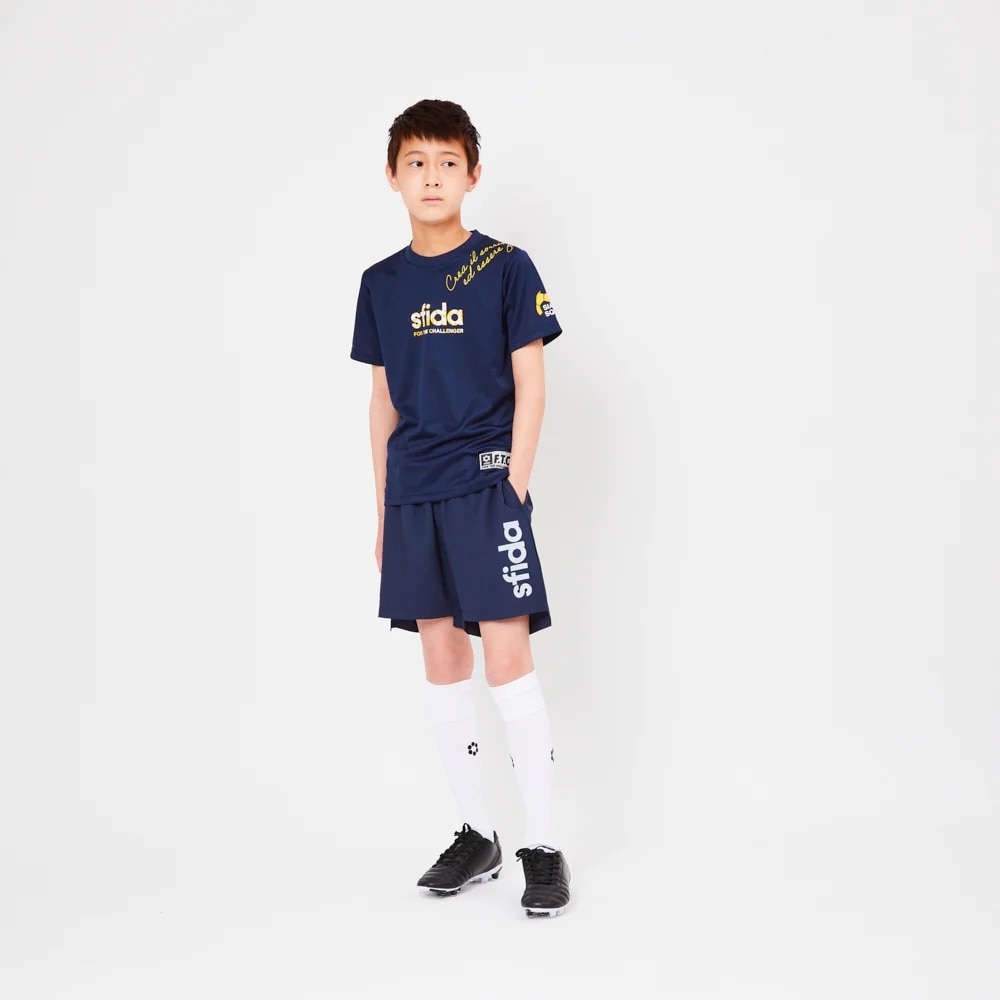 スフィーダ（SFIDA）（キッズ）サッカー フットサルウェア ジュニア チャレンジャー プラクティスシャツ 半袖シャツ SA-23115JR
