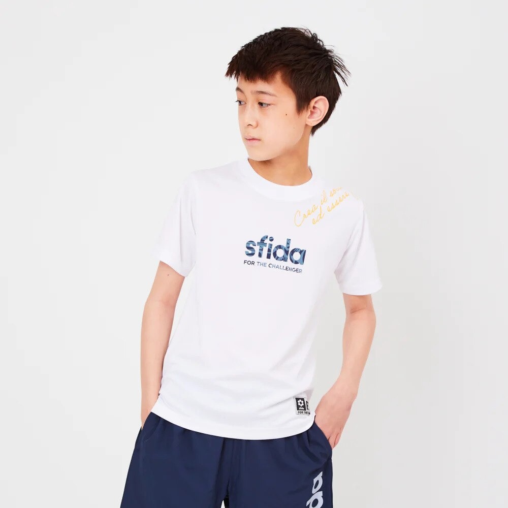 スフィーダ（SFIDA）（キッズ）サッカー フットサルウェア チャレンジャー プラクティスシャツ 半袖シャツ SA-23115JR