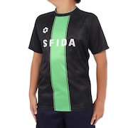 (キッズ)サッカー フットサルウェア ジュニア プラクティスシャツ センターストライプ SA-24X30JR