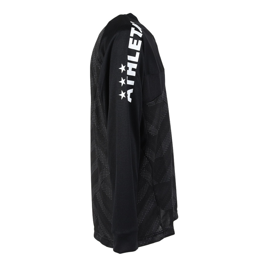 アスレタ（ATHLETA）（キッズ）サッカー フットサルウェア ジュニア グラフィック プラクティスシャツ 2409J BLK