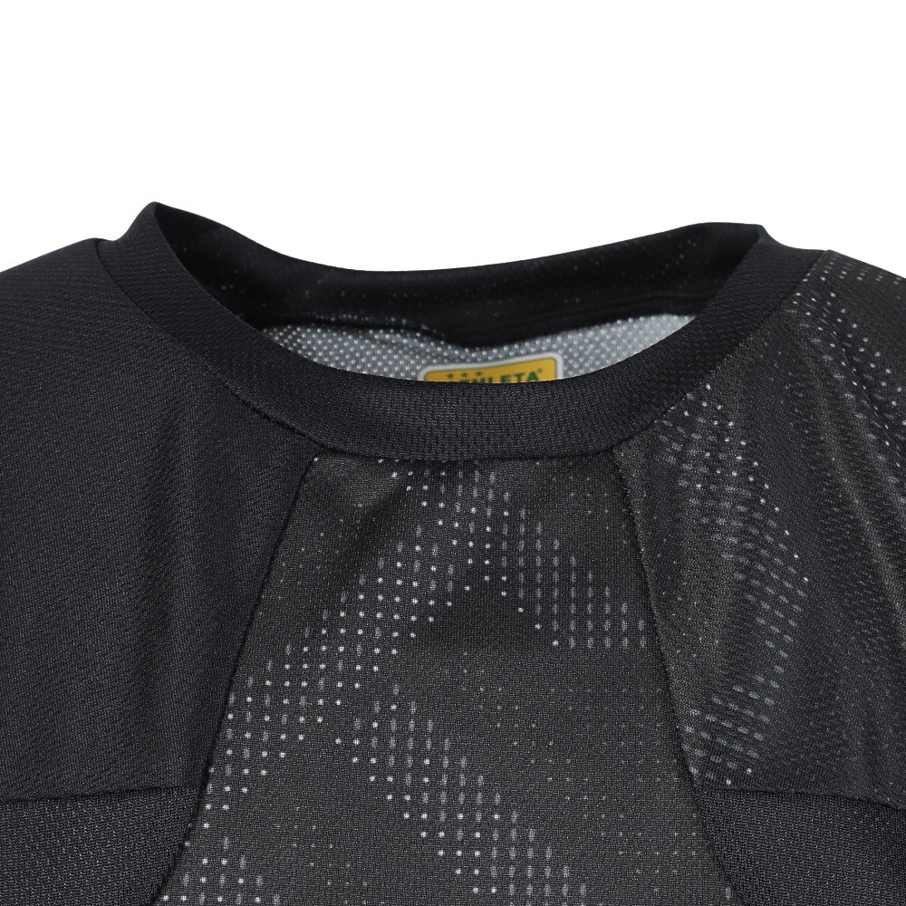 アスレタ（ATHLETA）（キッズ）サッカー フットサルウェア ジュニア グラフィック プラクティスシャツ 2409J BLK