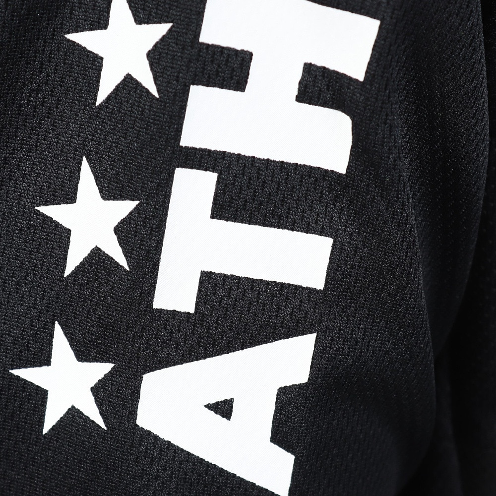 アスレタ（ATHLETA）（キッズ）サッカー フットサルウェア ジュニア グラフィック プラクティスシャツ 2409J BLK