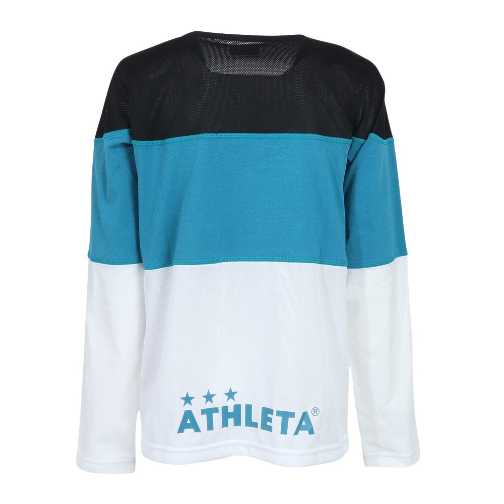 アスレタ（ATHLETA）（キッズ）サッカー フットサルウェア ジュニア カラーブロックプラ ロンT ロングスリーブTシャツ 3388J FSA