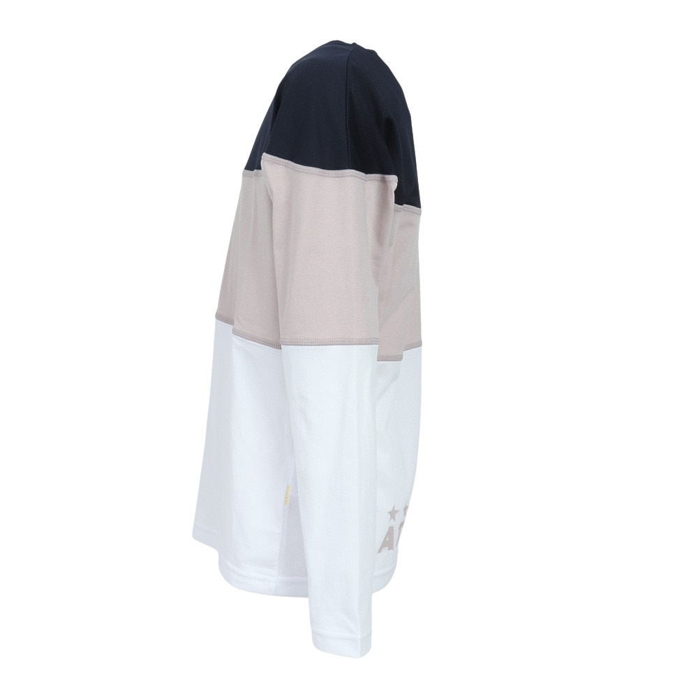 アスレタ（ATHLETA）（キッズ）サッカー フットサルウェア ジュニア カラーブロックプラ ロンT ロングスリーブTシャツ 3388J GPN